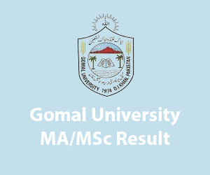 Gomal University Result 2018