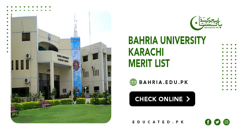 Bahria University Karachi Result Merit List