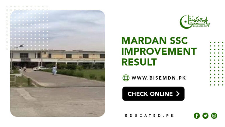 Bise Mardan SSC Improvement Result 2024 Check Online