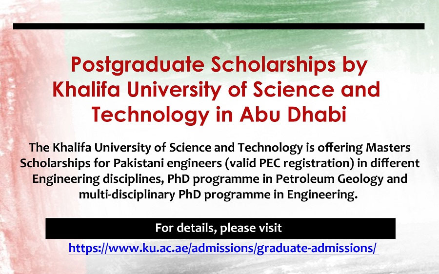 phd admission khalifa university