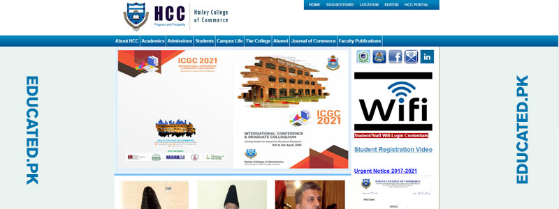 Hailey College of Commerce Admission