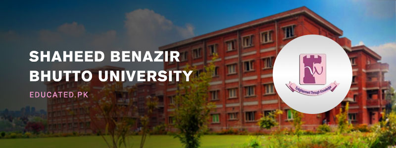 Shaheed Benazir Bhutto Women University SBBWU Peshawar admission entry test date result selected candidates merit list roll no slip past papers