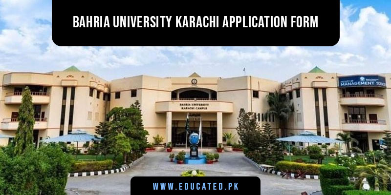 Bahria University Karachi Application Form Download