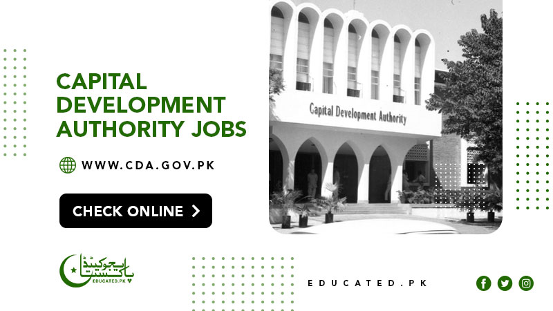 CDA Jobs 2024 Application Form Roll No Slip   CDA Jobs Application Form Roll No Slip 