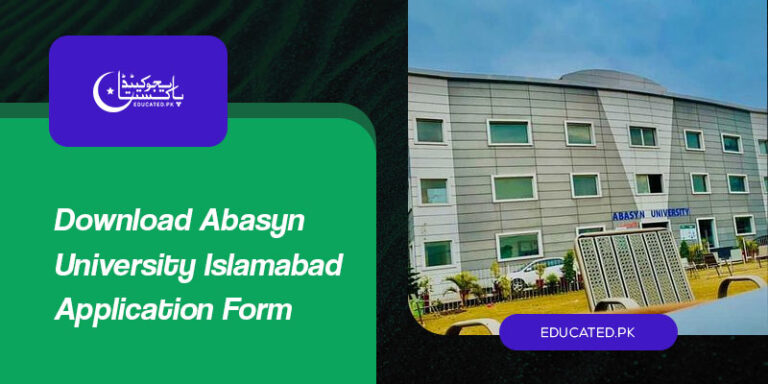 Abasyn University Islamabad Admission 2024 Apply Online - AUIC