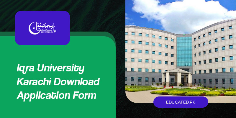 Download Iqra University Karachi Application Form