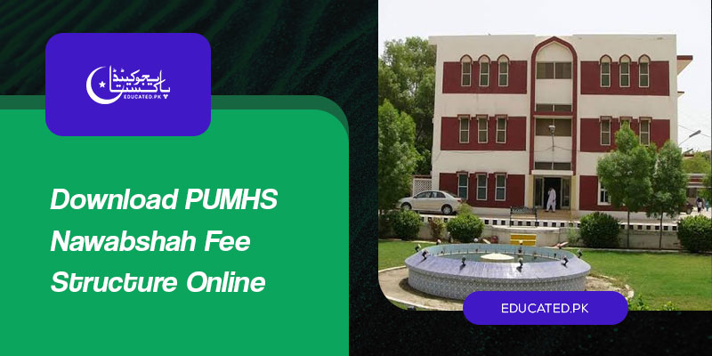 PUMHS Nawabshah Admission 2024 Apply Online