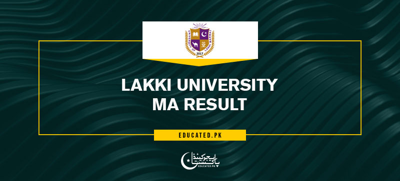 Lakki University MA Result