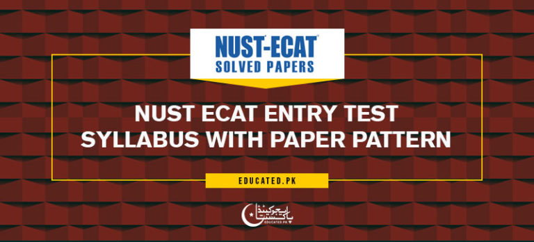 Ecat Preparation Fees Syllabus Sample Papers