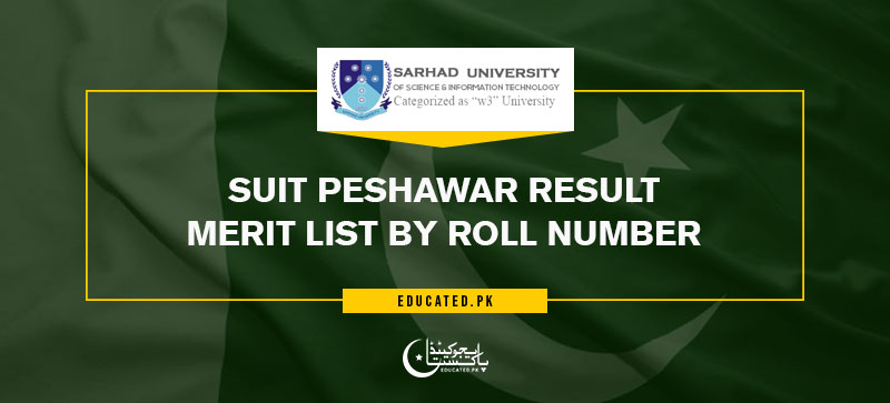 SUIT Merit List 2024 PDF Download Sarhad University
