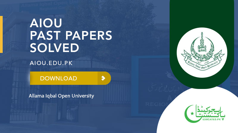 AIOU Past Papers solved
