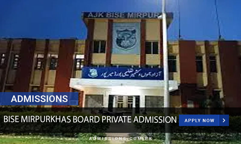 bise Mirpurkhas Board Private Admission