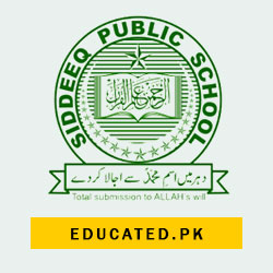 Siddeeq Public School Jobs Urgent Teacher
