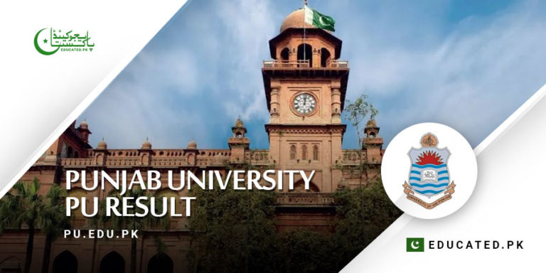 Punjab University PU Result 2024 Check Online