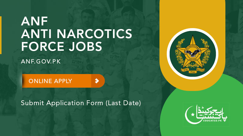 ANF Jobs 2025 – Latest Jobs in Anti Narcotics Force 2025