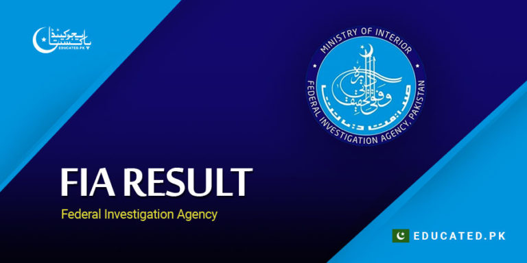 FIA Result 2023 ASI, LDC, UDC - WWW.FIA.GOV.PK