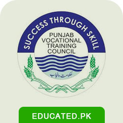 Pakistan Vocational Training Centre PVTC Result