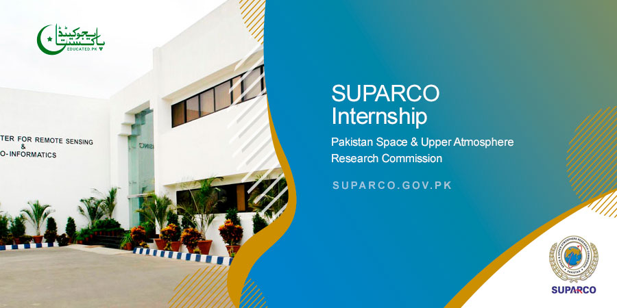 SUPARCO Internship Program 2024 online apply