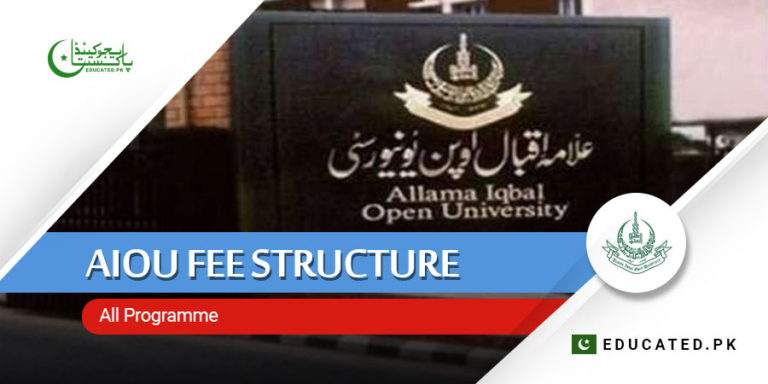 aiou-fee-structure-2023-allama-iqbal-open-university