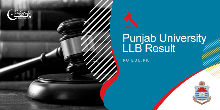 punjab university PU LLB Result 2024