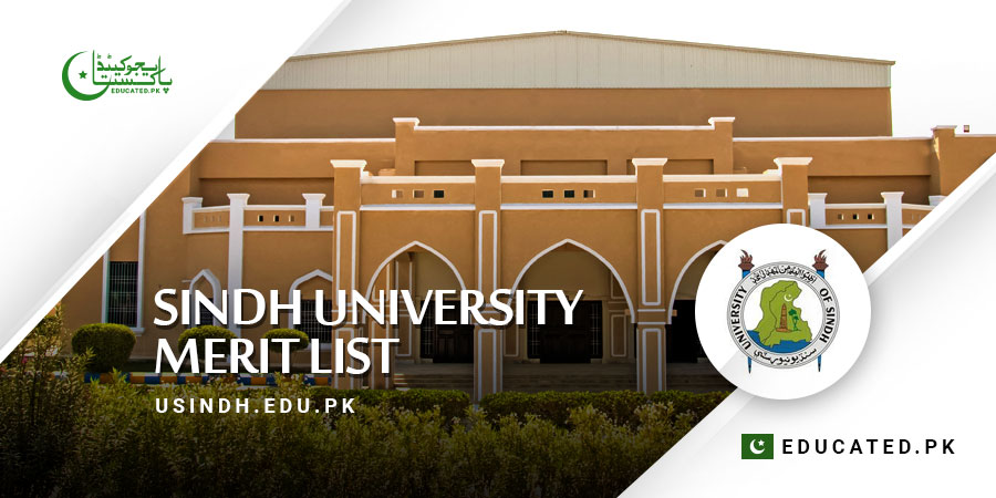Sindh University Merit List 2024 USindh