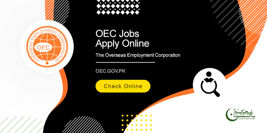 Overseas Employment Pakistan OEC Jobs 2024