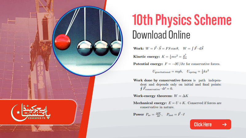 BISE Multan Physics Pairing Scheme