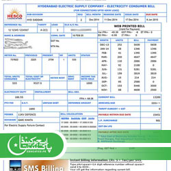 HESCO Bill Download Online