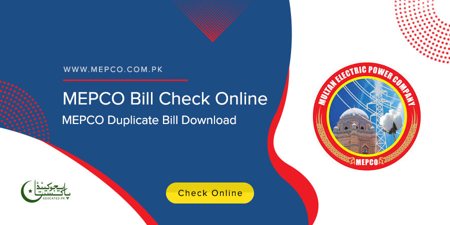 How do I check MEPCO Online Bill