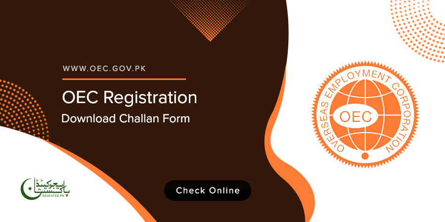 OEC Registration Challan Form