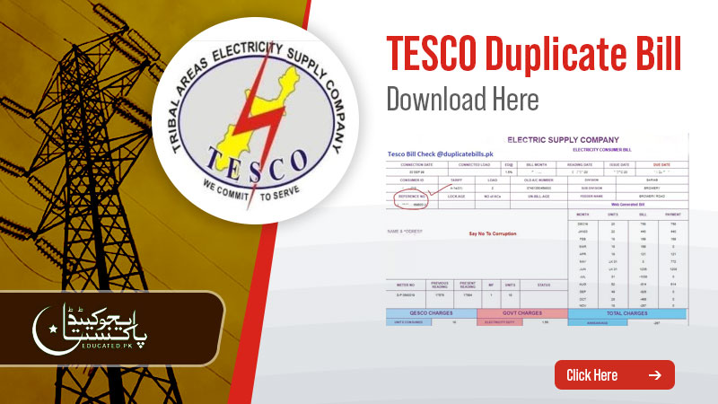 TESCO Online Bill payment