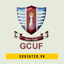 Government College University Faisalabad Gcuf Admission Last Date