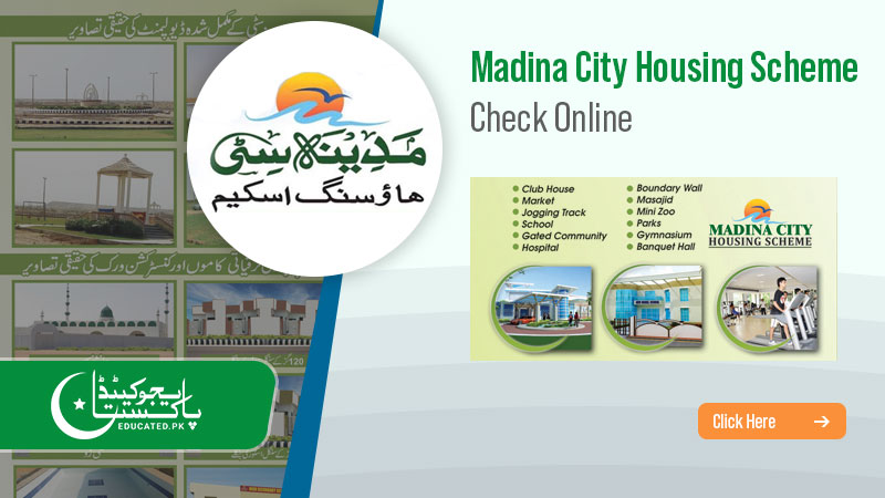 Madina City Karachi Payment Schedule