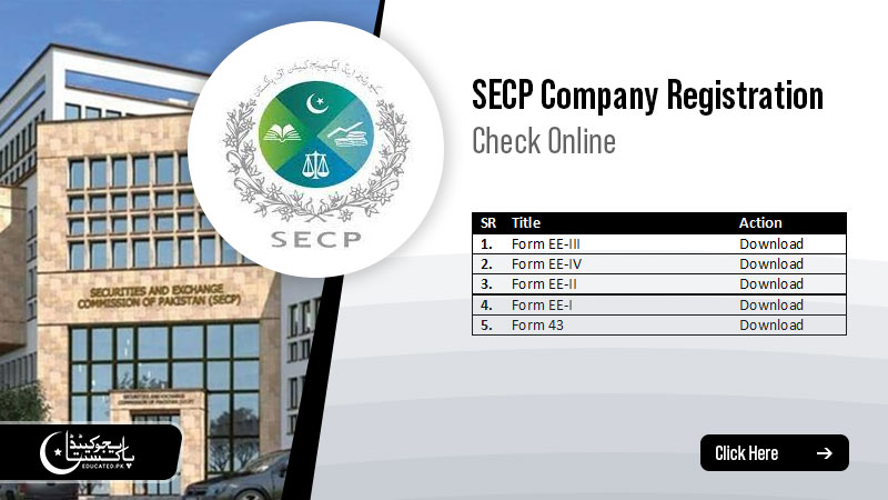 secp company registration fee guide and form