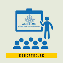 AIOU Aaghi LMS Portal Login Student Tutor
