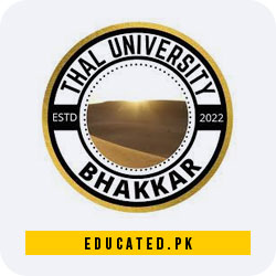 Thal University Bhakkar Admission Last date to Apply Online