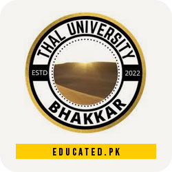 Thal University Bhakkar Jobs Last Date Application Form