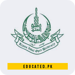 Allama Iqbal Open University AIOU LLB admission Last Date