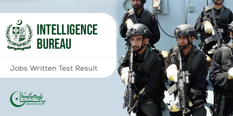 Intelligence Bureau IB Jobs Written Test Result Merit List