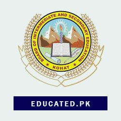 BISE Kohat Board Roll Number Slip Download PDF