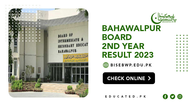 Bahawalpur Board 2nd Year Supplementary Result 2024