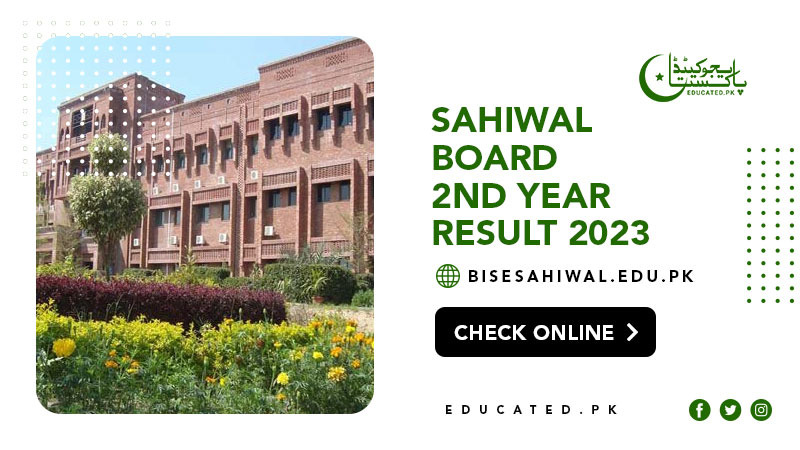 Sahiwal Board 2nd Year Supplementary Result