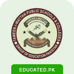 Tameer e Watan Public Schools and Colleges Jobs