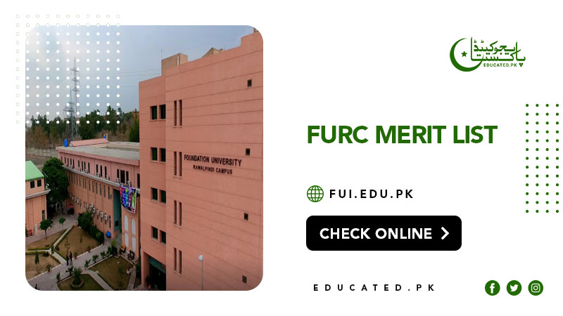 Foundation University Rawalpindi Campus Merit List 2024