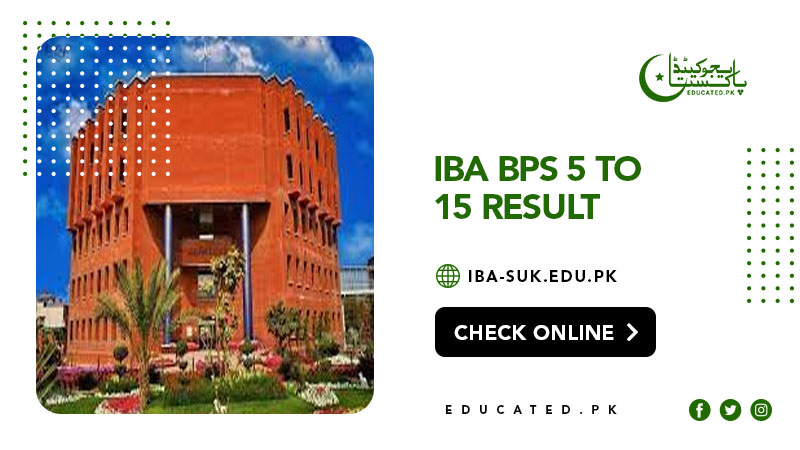 IBA BPS 5 to 15 Result 2024