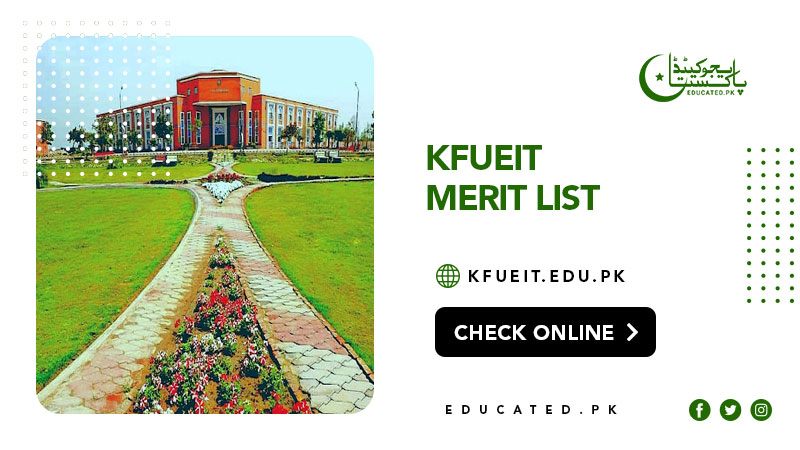 KFUEIT Merit List 2024
