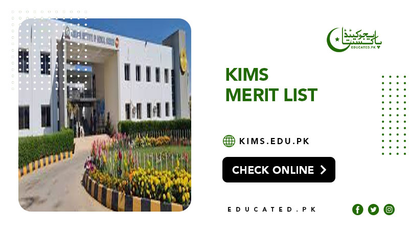 Karachi Institute of Medical Sciences Merit List 2024