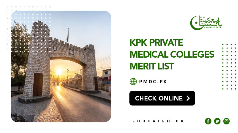 KPK Private Medical Colleges Merit List 2024