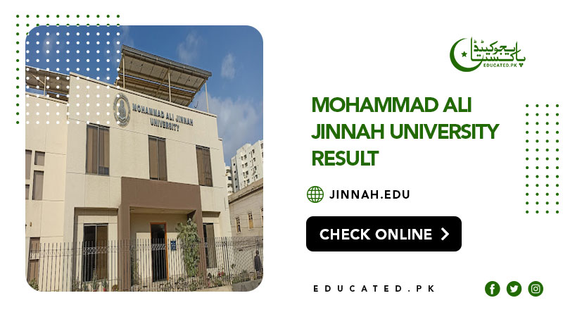 Mohammad Ali Jinnah University Result 2024