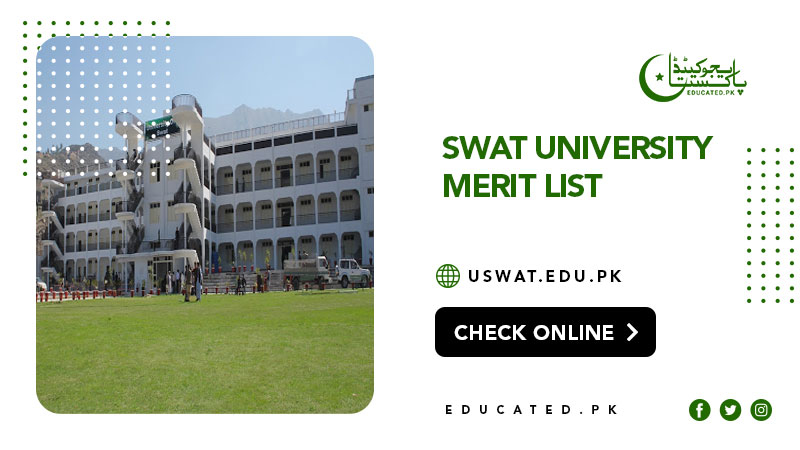 SWAT University Merit List 2024